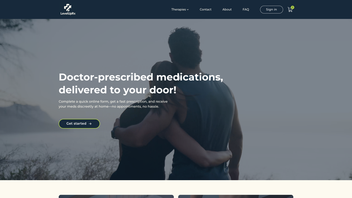 LevelUpRx product page